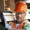 Sellstrom XP410, Safety Glasses, Anti-Fog & Anti-Scratch, Clear Lens, Black Frame, Half-Frame S72000 - alternate 3